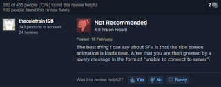 Illustration for article titled Street Fighter V, As Told by Steam Reviews